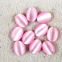 10X14 CAT'S EYE PINK(10PCS/BAG)